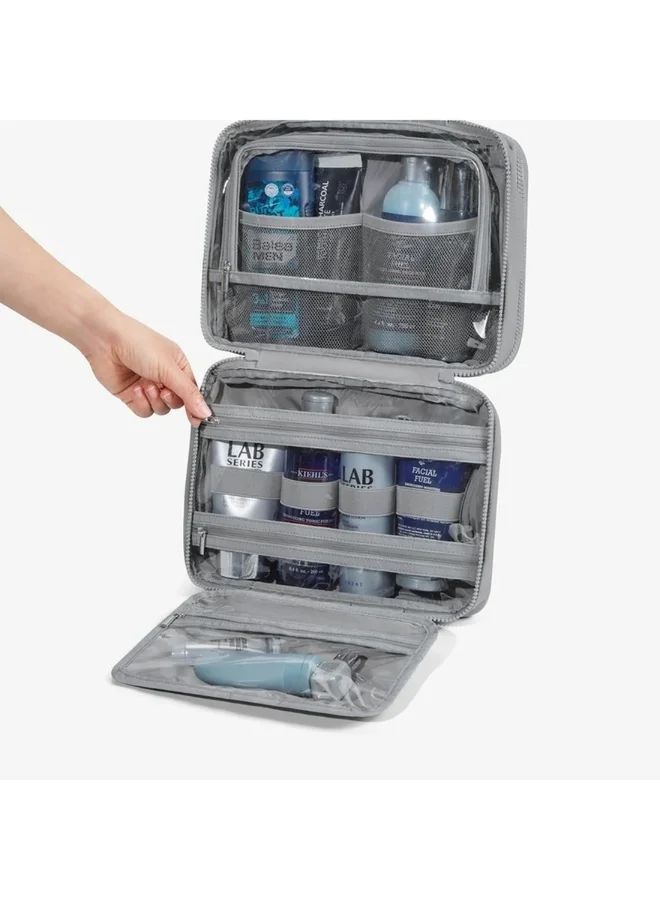 BAGSMART BAGSMART Grey Zora Spacesaver ExploreEase Puffy Multi-Functional Toiletry Bag