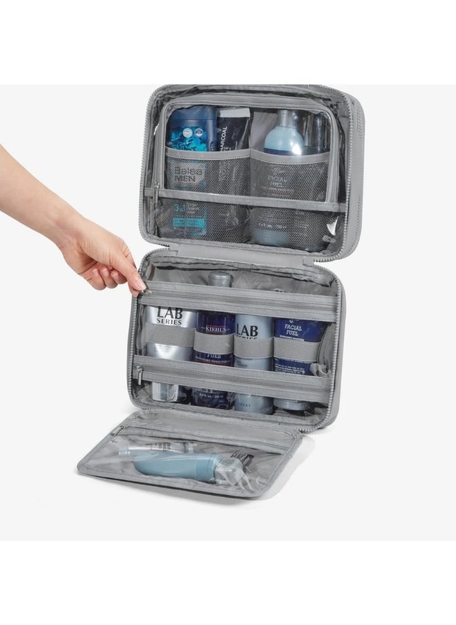BAGSMART BAGSMART Grey Zora Spacesaver ExploreEase Puffy Multi-Functional Toiletry Bag  - Image 4