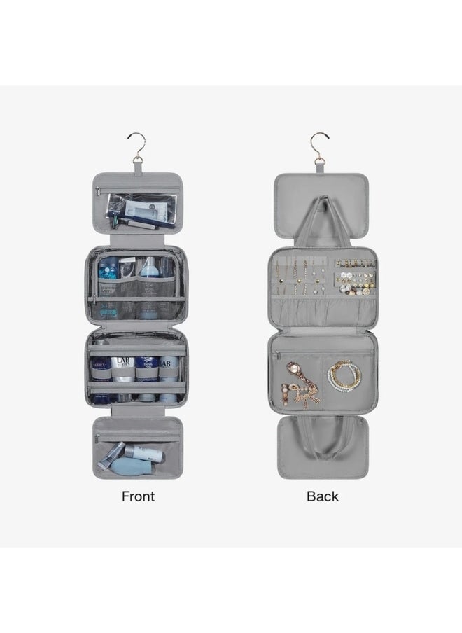 BAGSMART BAGSMART Grey Zora Spacesaver ExploreEase Puffy Multi-Functional Toiletry Bag  - Image 3