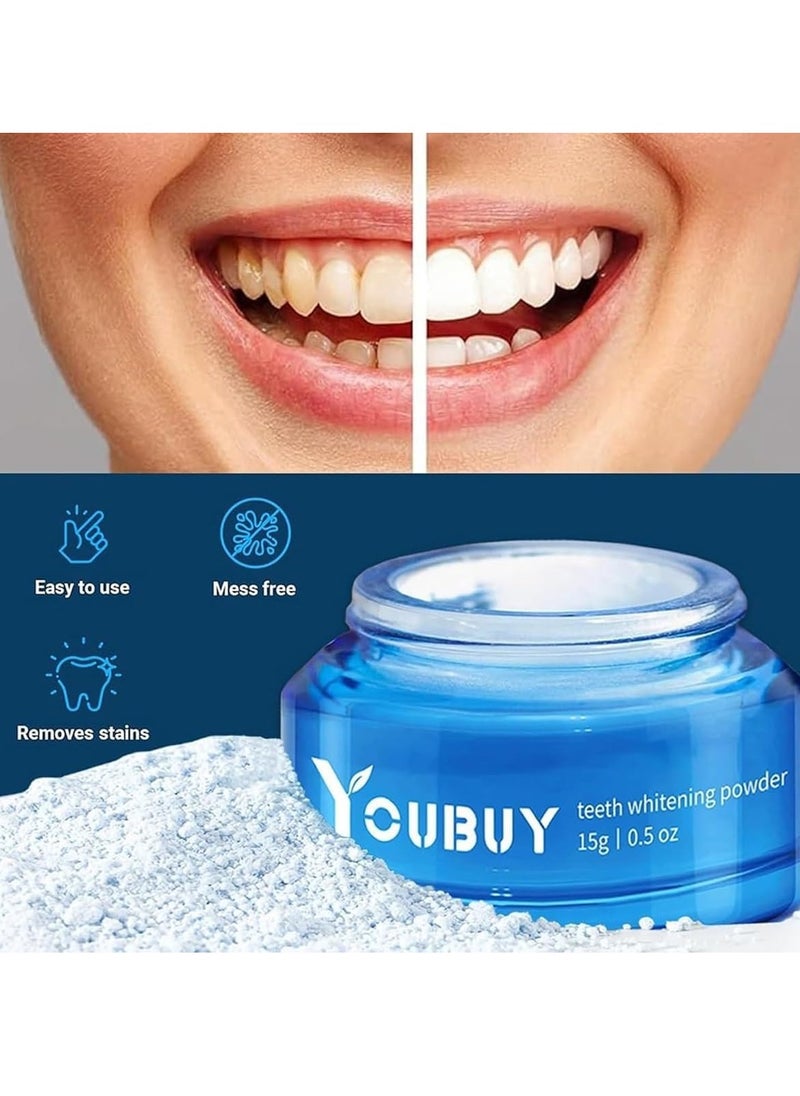 SYOSI Youbuy Whitening Cream and Teeth Whitening Powder, Instant Whitening and Stain Removal, Cleans Teeth and Freshens Breath, Non-Sensitive Formula for Daily Care, Effective Results  - Image 2