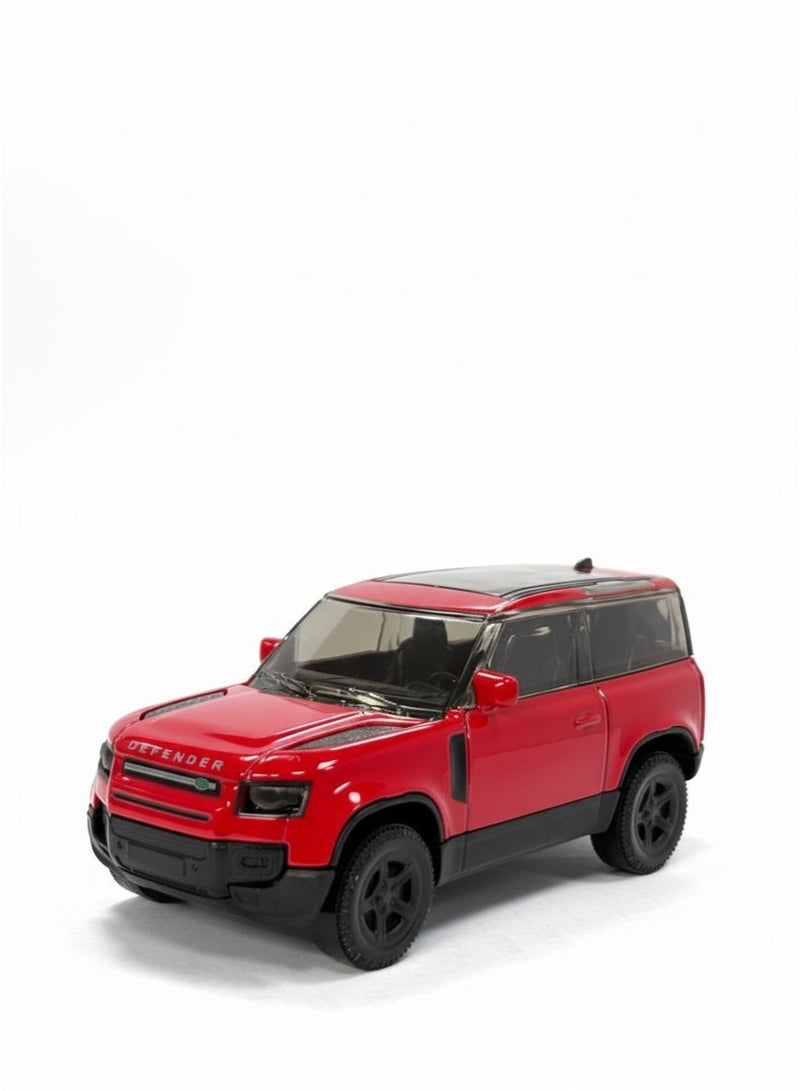 RASTAR Red Land Rover Defender Model Car - 1:43 Scale Die-Cast - Image 1