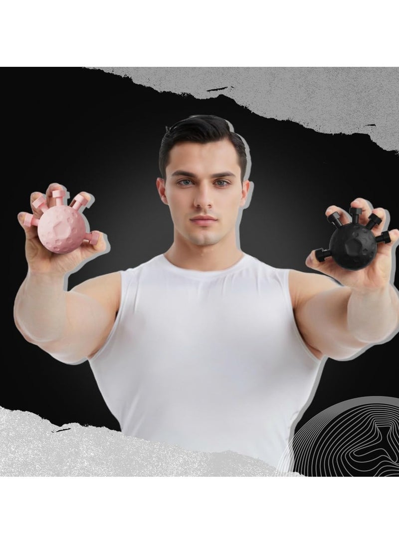 CMGTYYD Hand Grip Strengthener, New Finger Grip Strengthener, Hand Muscle Trainer, Finger Grip Power for Muscle Building, Gripper Coach for Musicians, Athletes, Boxers, Weak - Image 3