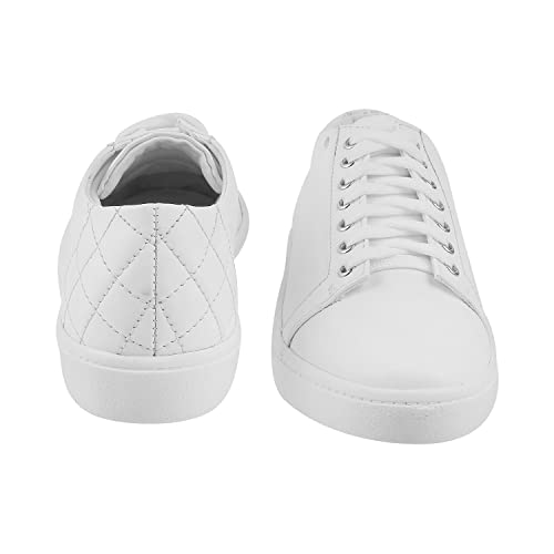 Metro Womens Synthetic White Sneakers (Size (3 UK (36 EU)) - Image 5