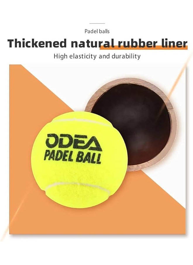 Generic Padel Tennis Balls Elasticity Balls For Tennis Training Box Of 3  - Image 2