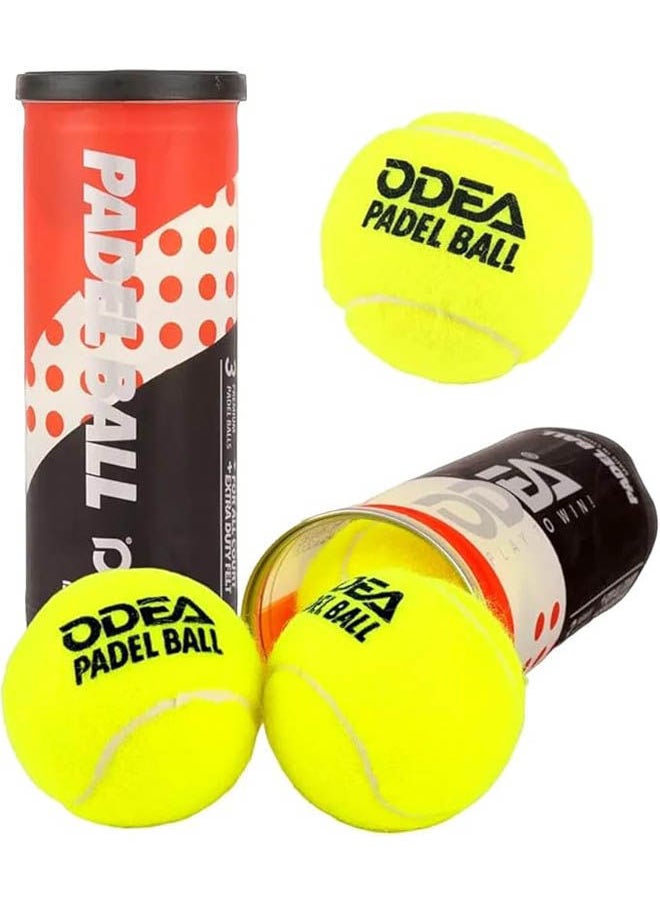 Generic Padel Tennis Balls Elasticity Balls For Tennis Training Box Of 3  - Image 1