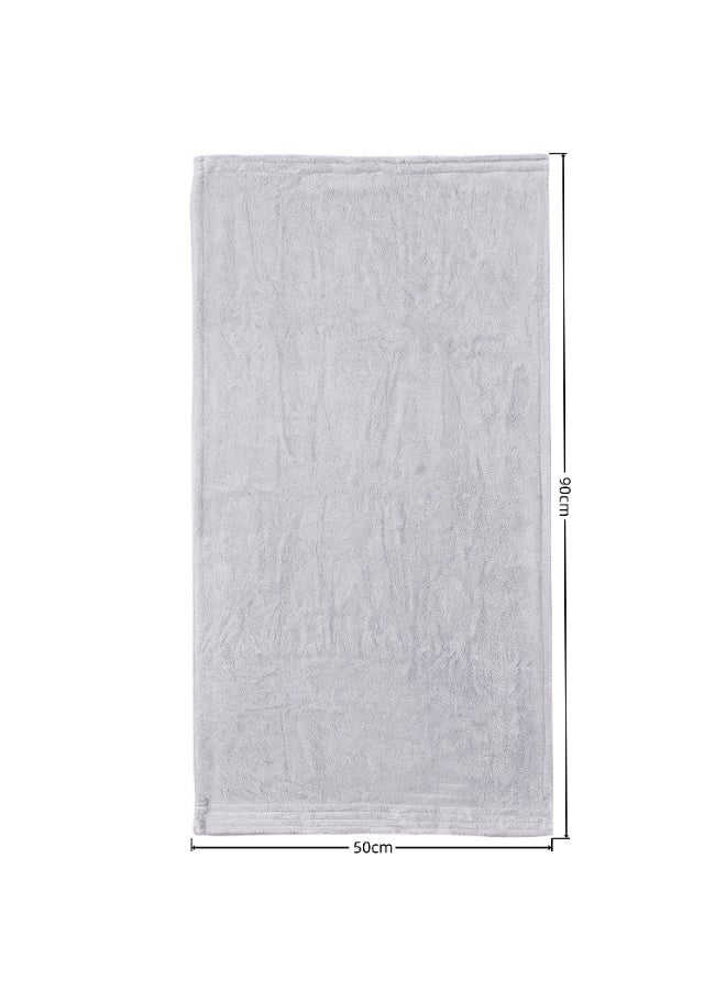 دوناتيلا منشفة يد (عبوة من 4 قطع، 50 × 90 سم) - مايكروفايبر 330 GSM - فائقة النعومة وعالية الامتصاص وسريعة الجفاف، خفيفة الوزن بلون سادة للحمام، الجيم، السبا والسفر. - Image 3