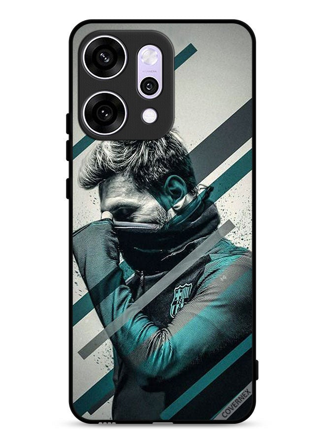 Covernex Oppo Reno14 Protective Case Cover Messi Hiding Face - Image 1