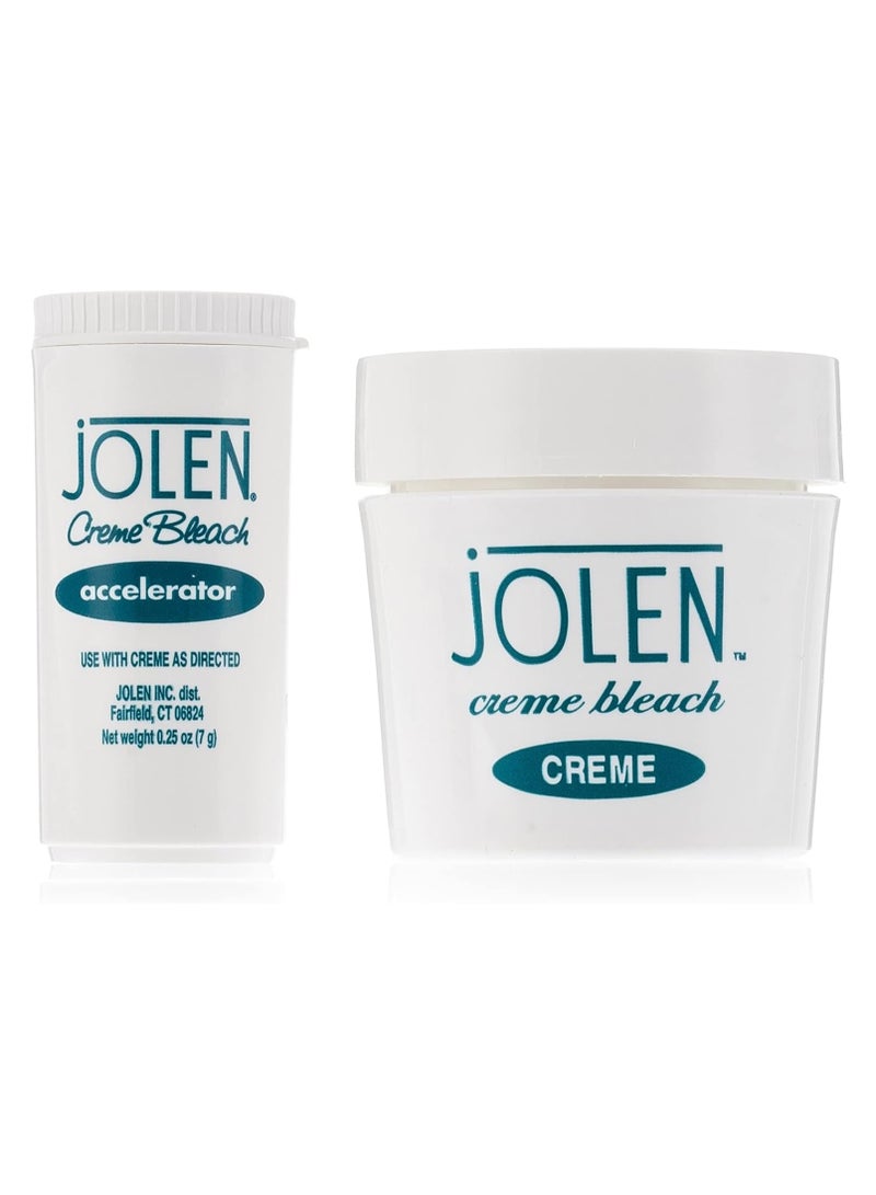 Jolen Crème Bleach Lightens Dark Hair - 28gm - Image 1