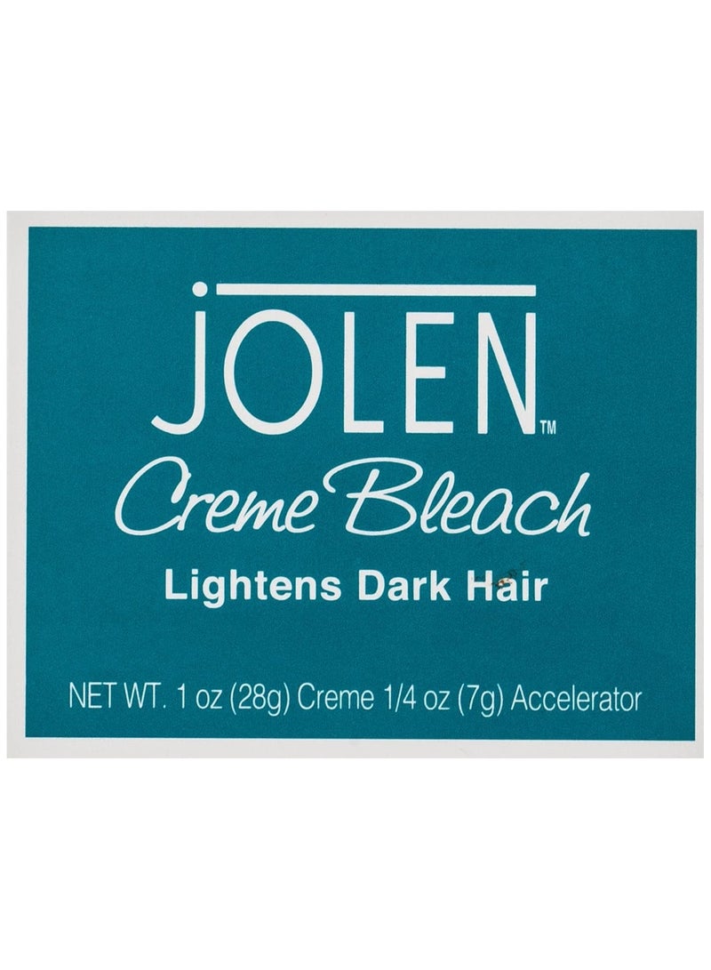 Jolen Crème Bleach Lightens Dark Hair - 28gm - Image 2