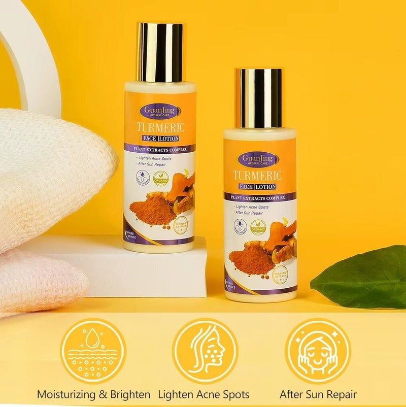 GUANJING Turmeric Face Lotion with Plant Extracts Complex - Image 4
