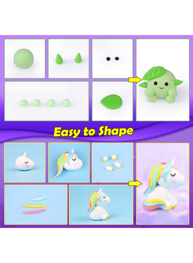 ESSENSON Air Dry Clay 88 Colors, Modeling Clay For Kids, Diy Molding Magic Clay, Gift For Kids - Image 4