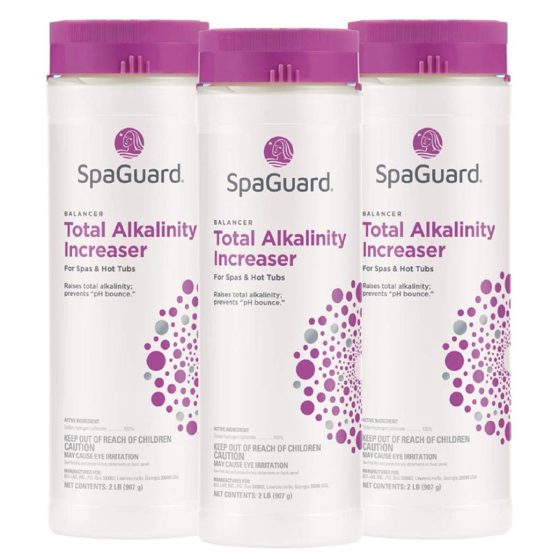SpaGuard Total Alkalinity Increaser, 2 lb, Pack of 3, Prevents pH Bounce, Proven Pool Water Balancer, Suitable for Spas and Hot Tubs - Image 4