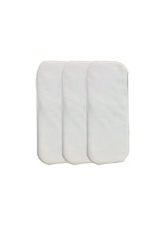 Chinmay Kids Unisex Baby Diaper Insert Pad 4 Layer Mircofiber Reusable And Washable Cloth Diaper Liner Pad For Small Toddler And Newborn Babies Age 0 24 Months White (Pack Of 3)  - Image 2