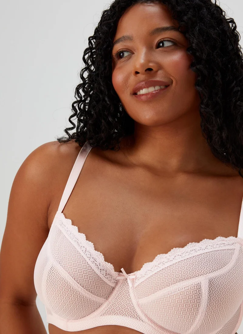 Matalan 2 Pack DD+ Textured Lace Non Padded Bras