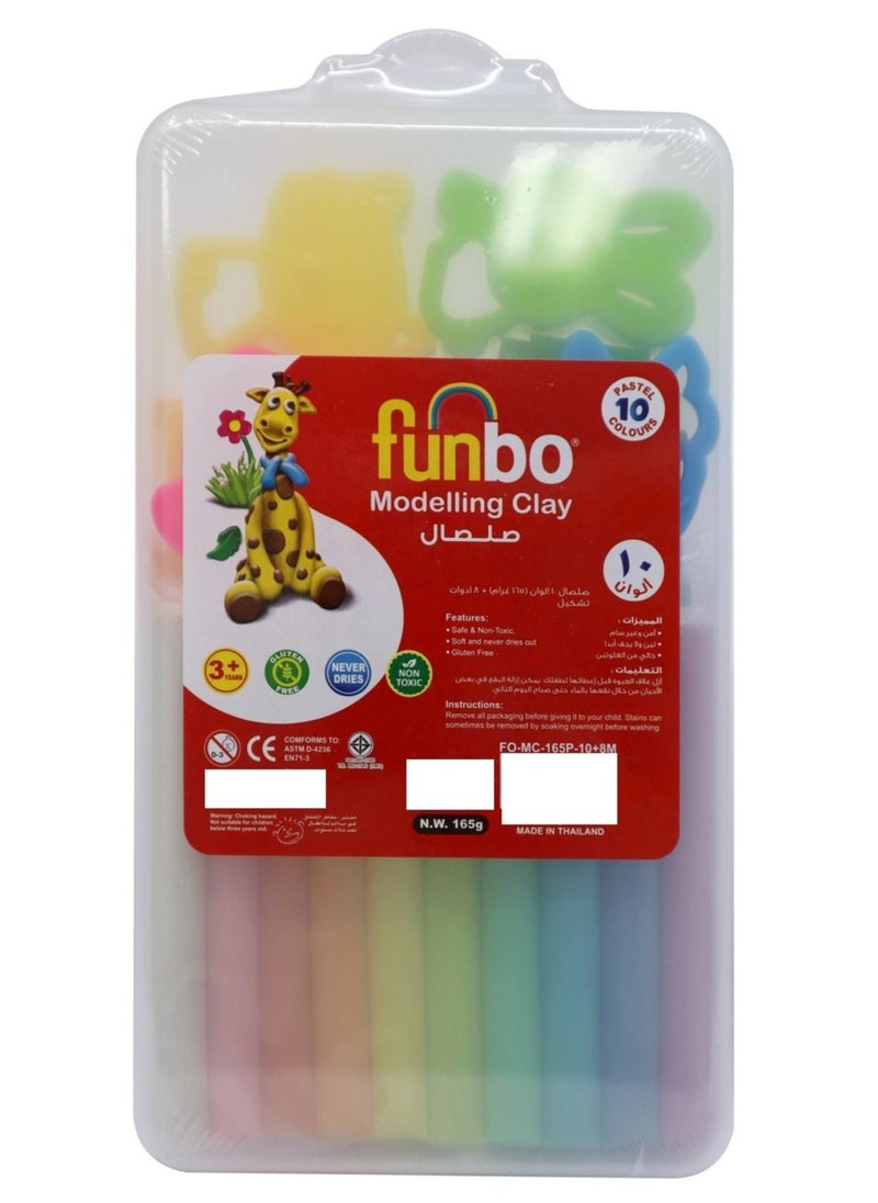 Funbo - Modelling Clay and Mould Set Multicolour - Image 1