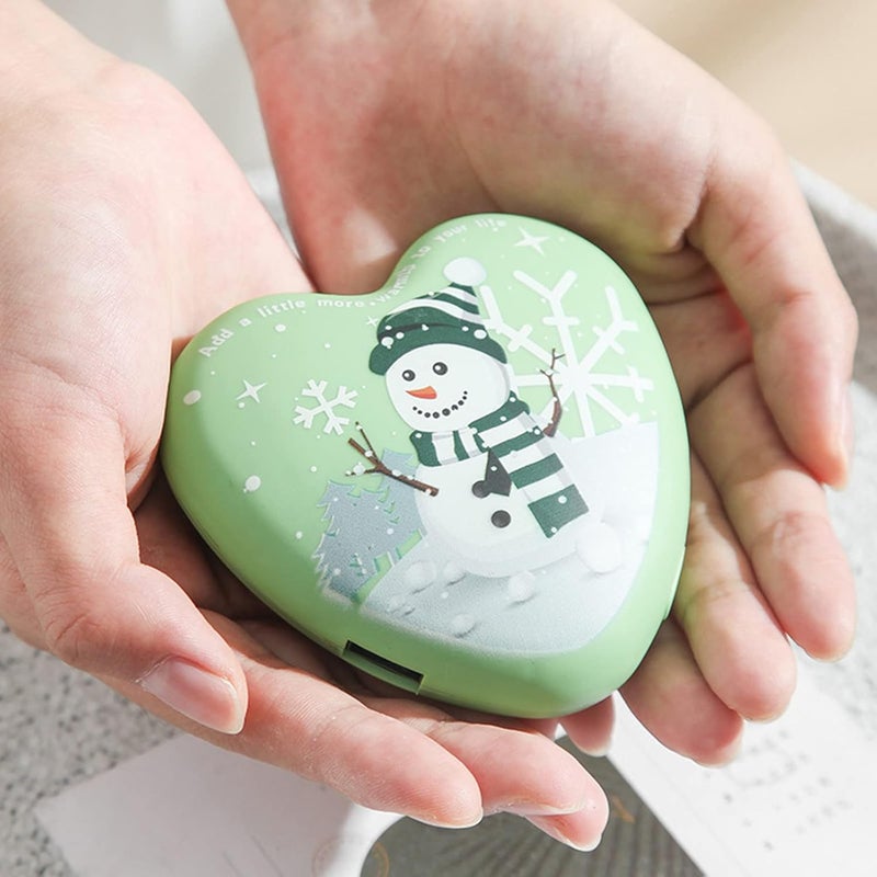 ويوبلز مدفأة يدوية كهربائية قابلة لإعادة الشحن، مدفأة يدوية كهربائية جيبية قابلة لإعادة الاستخدام، مدفأة يدوية كهربائية محمولة سريعة التسخين، درجة حرارة ثابتة 52 درجة مئوية، مناسبة للنساء والرجال والأطفال (أصفر) - Image 3