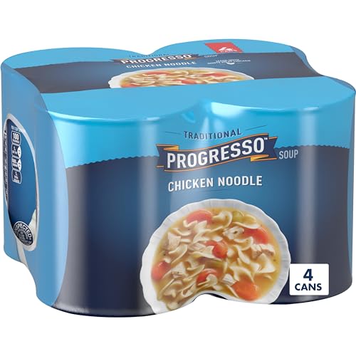 Progresso Traditional, Chicken Noodle Soup, Ready To Serve, 19 oz., 4 Pack - Image 1