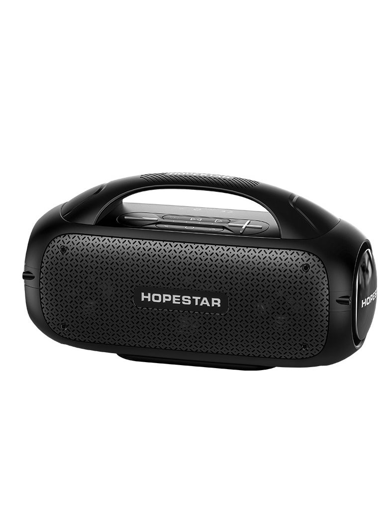 HOPESTAR A50 سمّاعات بلوتوث عالية الطاقة 80 واط مضخم صوت سيارة لاسلكي RGB ثمانية محمول FM مكبر صوت خارجي ميزات مكبر الصوت Hopestar