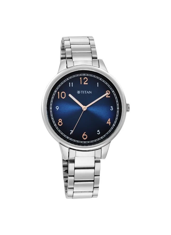 TITAN Women's Analog Round Shape Stainless Steel Wrist Watch - 2648SM04 - 43.5 Mm  - Image 1