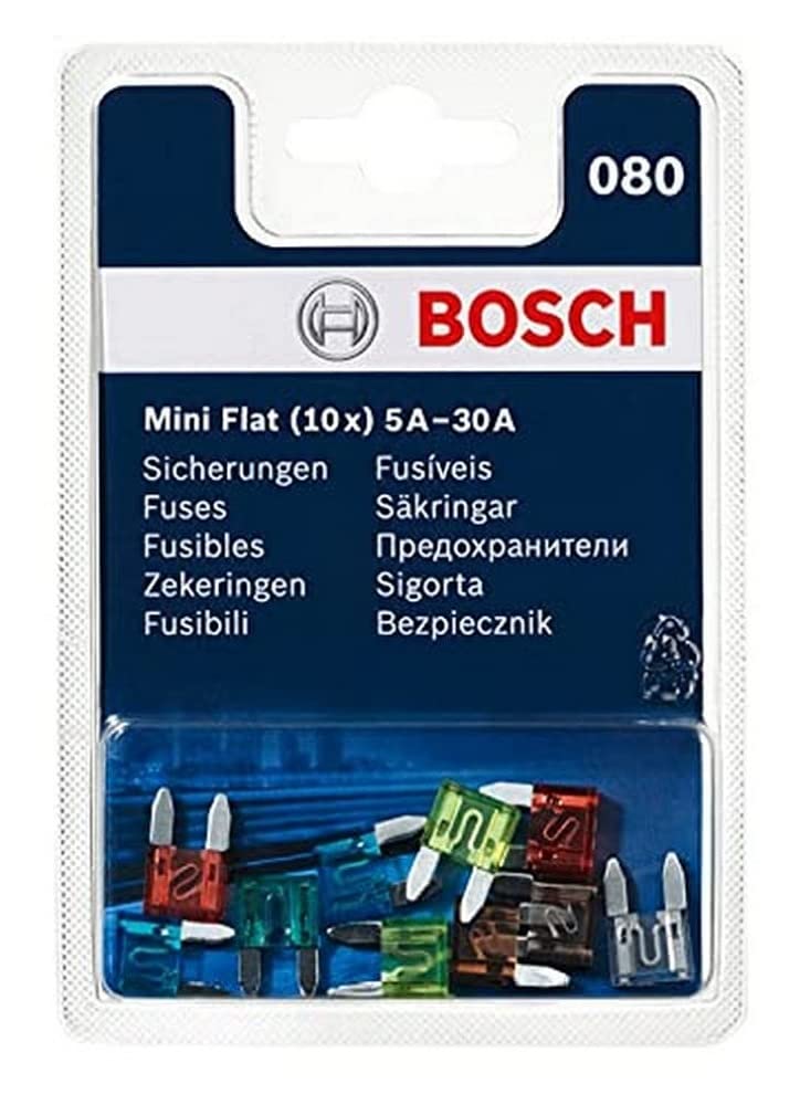 BOSCH Bosch Pack of 10 mini fuses from 5A to 30A  - Image 1