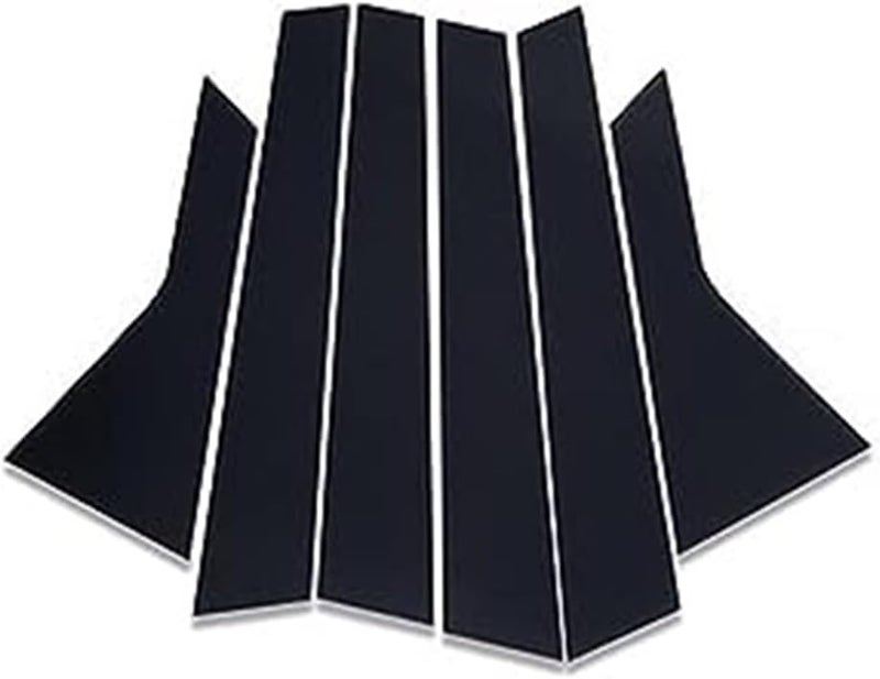 Wivplex Glossy Black Door Window Trim for JAZZ Hatchback - Image 1