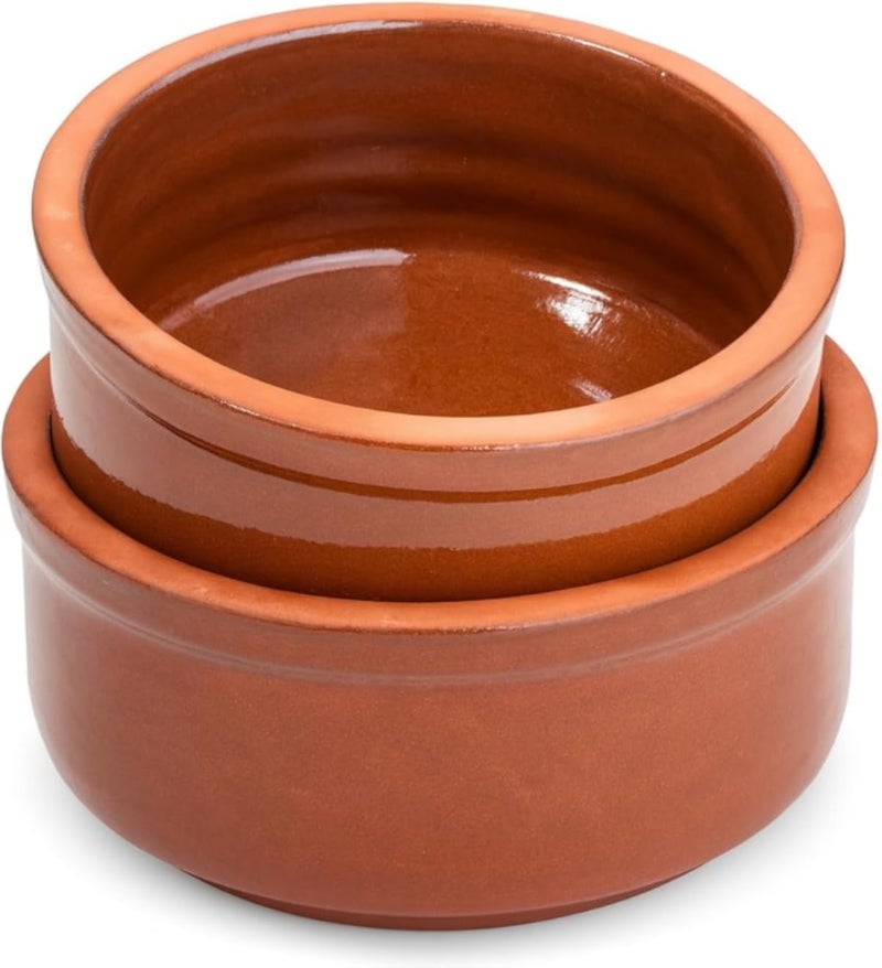 2 Pieces Stoneware Casserole Baking Dishes – Oven-Safe, High-Temperature Fired, Durable Cookware for Baking and Serving