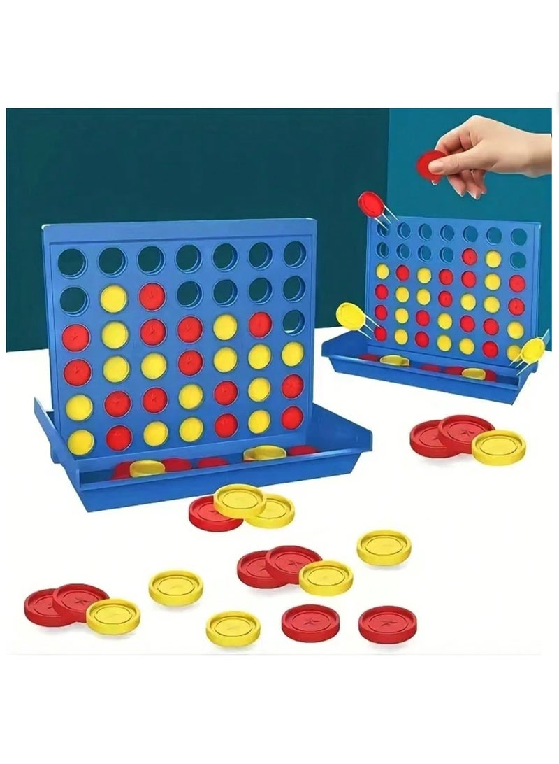 Connect Four is a strategy game; ways to play or beat checkers game | connect four | mini board game | family games | party games | strategy games | fun competition | travel games | classic board game | multiplayer game - Image 2