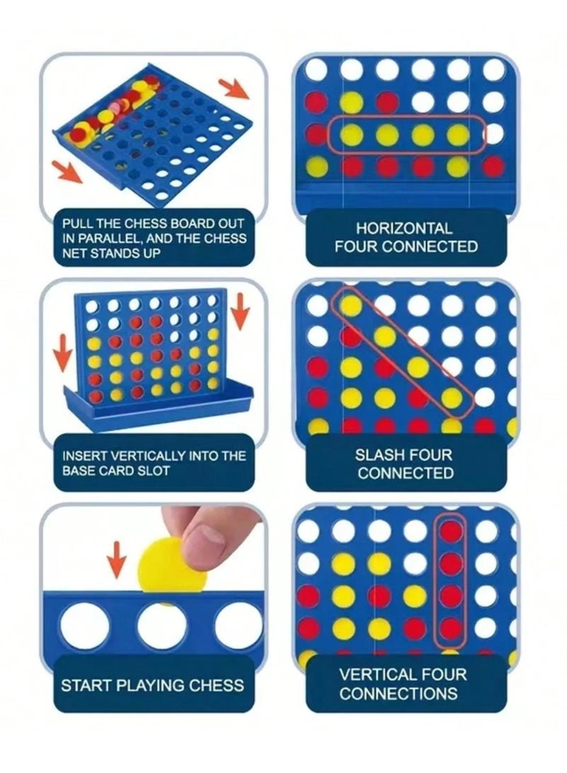 Connect Four is a strategy game; ways to play or beat checkers game | connect four | mini board game | family games | party games | strategy games | fun competition | travel games | classic board game | multiplayer game - Image 5