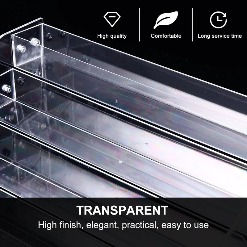 7-layer Acrylic Lipstick and Nail Polish Display Stand Organizer Rack for Cosmetic Storage and Nail Art Supplies at Home Or Salon - Image 5