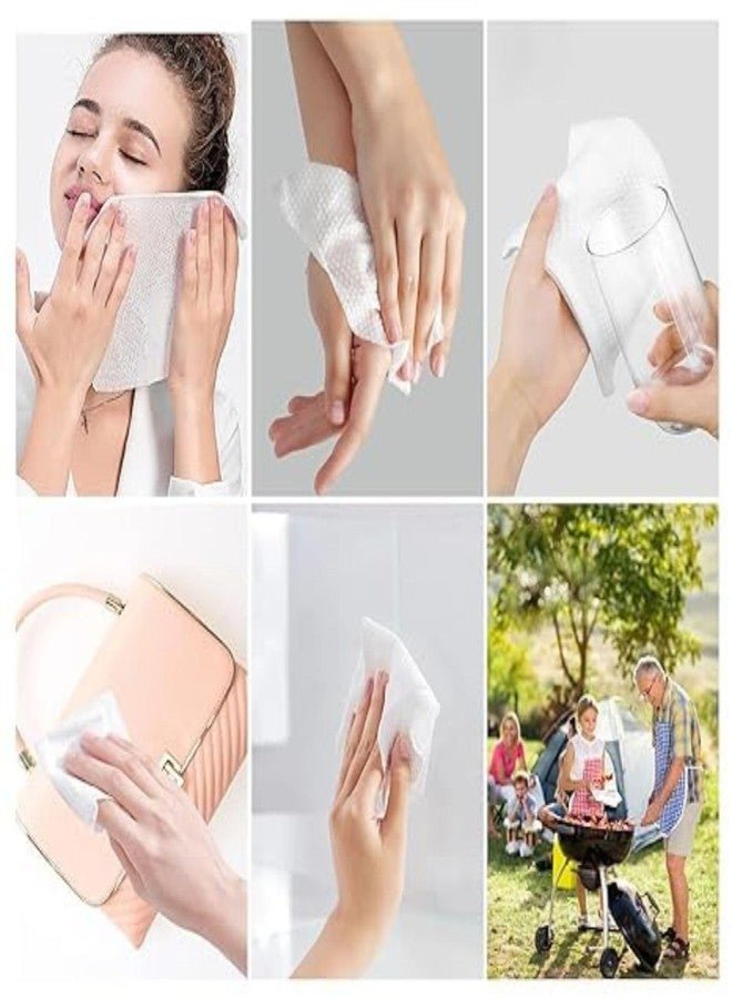 KIPSOME 14-Pack Ultra-Soft Compressed Towels for Travel | Premium Disposable Face & Hand Washcloths, Coin Towel Tablets - Just Add Water | Travel, Camping, Hiking, Face & Hands, Gym & Outdoor Use - Image 4