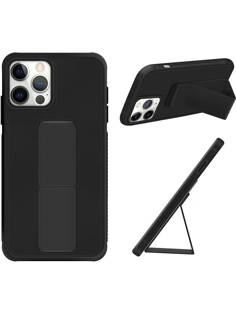 Generic Heavy Duty Shockproof Phone Case with Foldable Kickstand for Hands Free Viewing and Full Protection  - Image 1