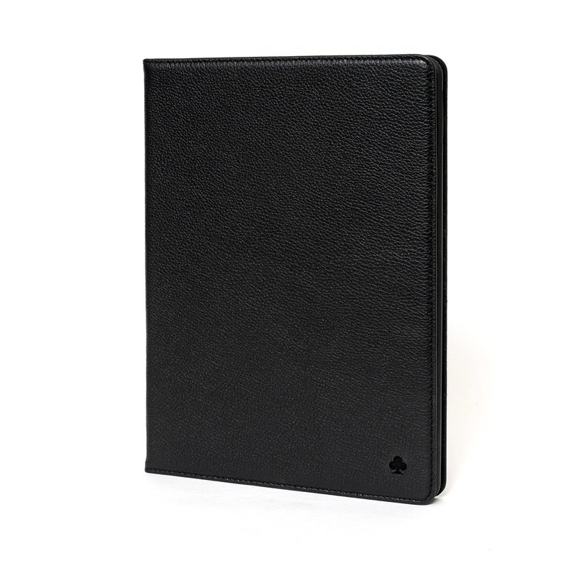 Porter Riley Leather Case Compatible with iPad Air 13 M4 2026 M3 2025 M2 2024 Premium Genuine Leather StandCoverFlip Case Pure Black - Image 2