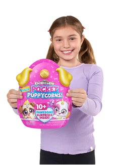 Rainbocorns Rainbocorns Pocket Puppycorn Surprise S1 – Large Bobble Head Toy with Hidden Surprises – Collectible and Fun Plush Soft Toys for Kids & Girls Age 3+  - Image 5
