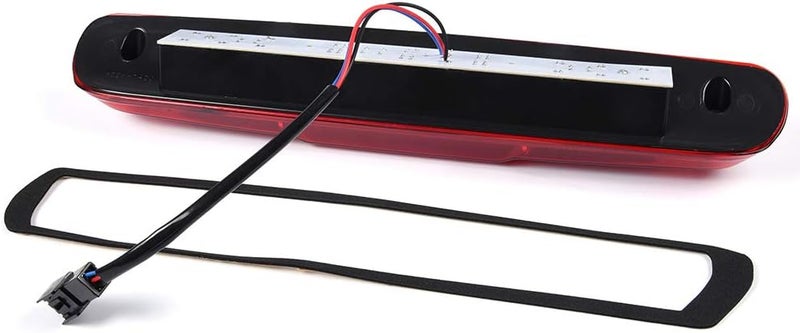 CHEDA Third Brake Lights, Compatible with 2007-2013 Chevy Silverado GMC Sierra 1500 2500 3500, Red Lens Clear Housing 3D LED Bar Tail Cargo Lamp, 531067 - Image 2