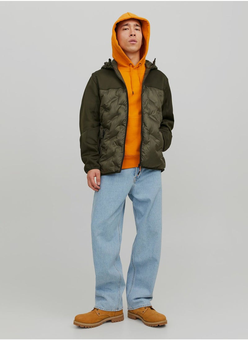 JACK & JONES - Zip Through Quilted Jacket - Image 1