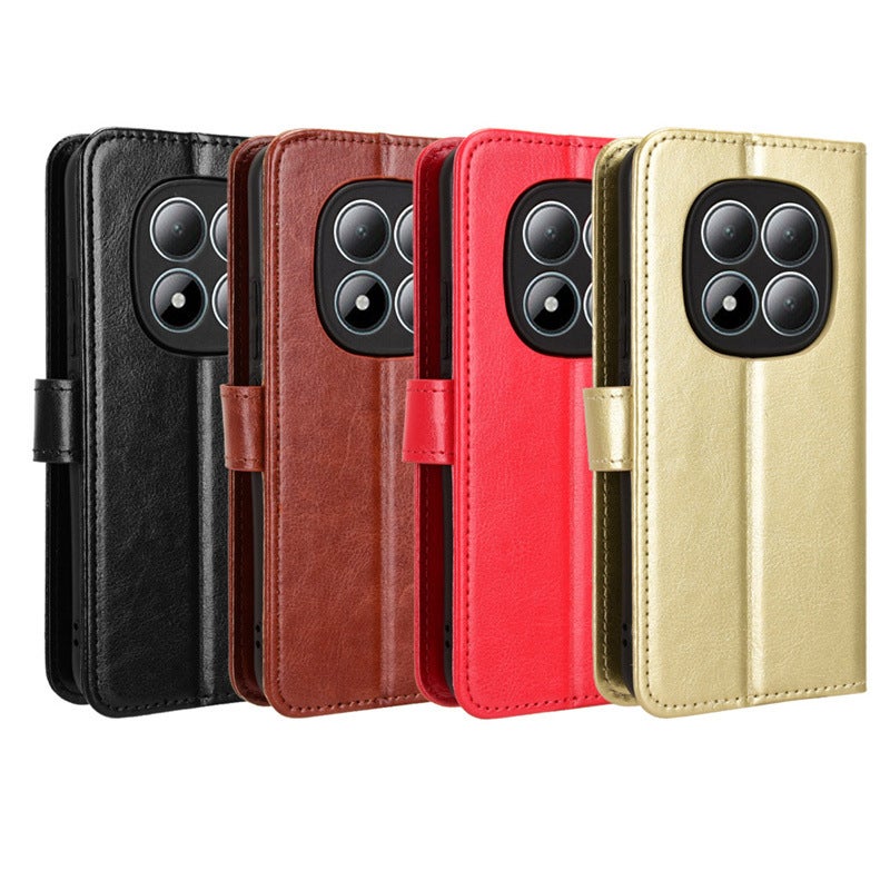 غطاء واقي بTPU لـ redminote15pro/redminote15pro باللون Gold بوظيفة حامل من مادة TPU مع حامل بطاقات وحامل قائم مع مقاوم للصدمات مع مقاوم للخدش مع حماية من السقوط سهل التخزين - Image 2