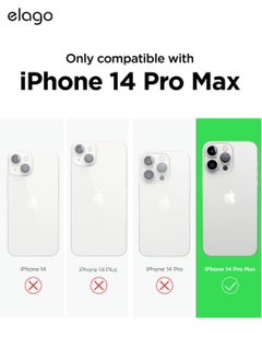 Elago Mag Hybrid for iPhone 14 Pro Max Case Cover Compatible with MagSafe - Transparent  - Image 2