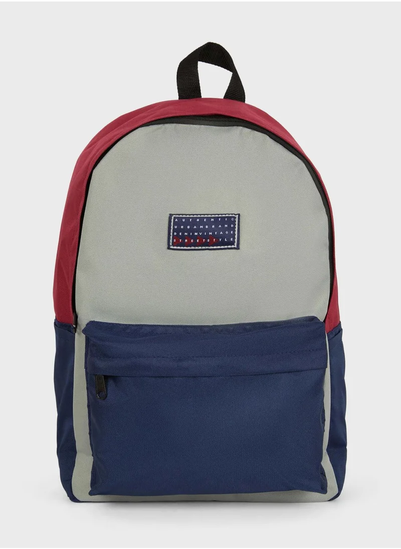 DeFacto Color Block Backpack