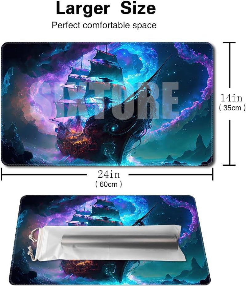 SIXTORE Board Game 14x24in TCG Playmat Compatible for CCG OCG DTCG PTCG MTG Play MatsMouse pad Desk Mats MTG2No Zone - Image 5