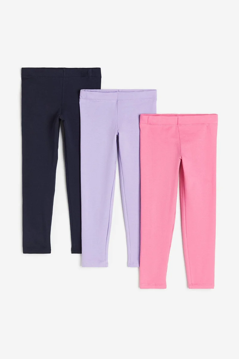 اتش اند ام Kids 3 Pack Essential Leggings