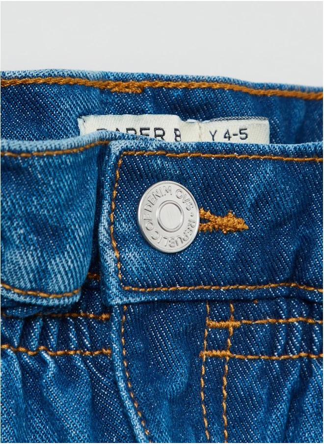 Ovs OVS Five-Pocket Paper Bag Jeans
