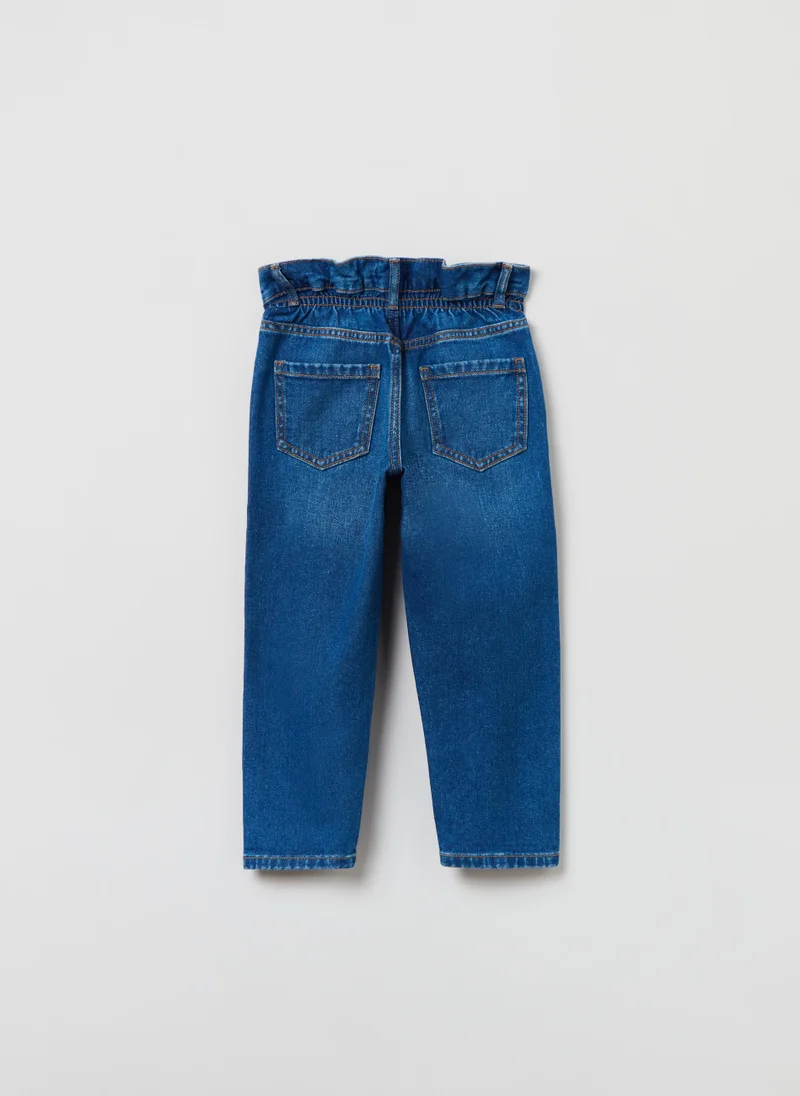 Ovs OVS Five-Pocket Paper Bag Jeans