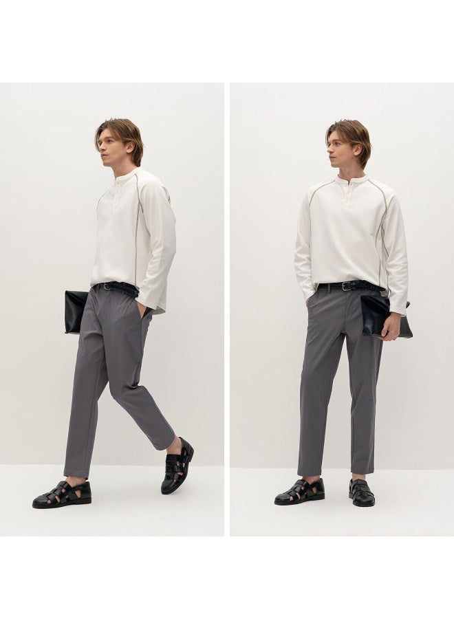 Semir Comfortable Pants | Mall Same Style Men's Casual Spring Elastic Waist Brushed Tapered Pants 101126127114 - Image 3