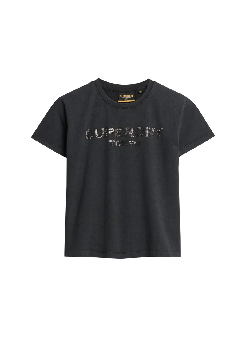 Superdry Sport Luxe Graphic Fitted Tee