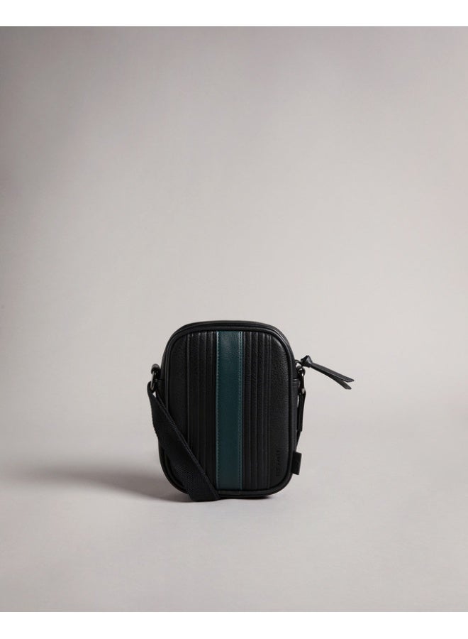 Ted Baker Striped PU Flight Bag - Image 1