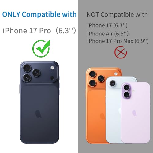 Dengduoduo 3 Pack Camera Lens Protector for iPhone 17 Pro, Tempered Glass, Ultra HD, 9H Hardness, Anti-Scratch, Case Friendly, Easy to Install [No Affect on Night Shots] - Image 2