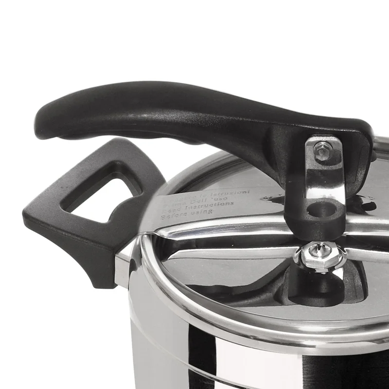 Simply Kitchen  Exclusive 5L Steel Pressure Cooker  With Black Handle  | Best Price UAE