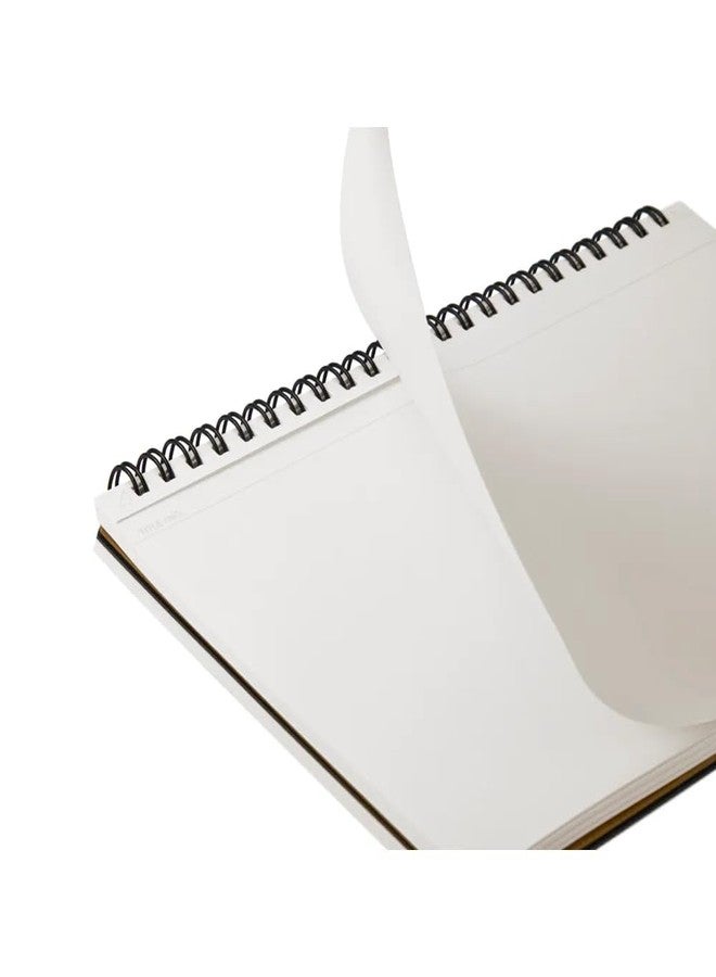 Maruman MNEMOSYNE Notebook (A5), 70 Sheets / 140 Pages, Unruled/Plain, (N183A), MADE IN JAPAN. Landscape / Horizontal Orientation. - Image 5