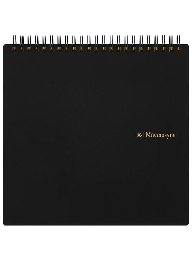 Maruman MNEMOSYNE Notebook (A5), 70 Sheets / 140 Pages, Unruled/Plain, (N183A), MADE IN JAPAN. Landscape / Horizontal Orientation. - Image 1