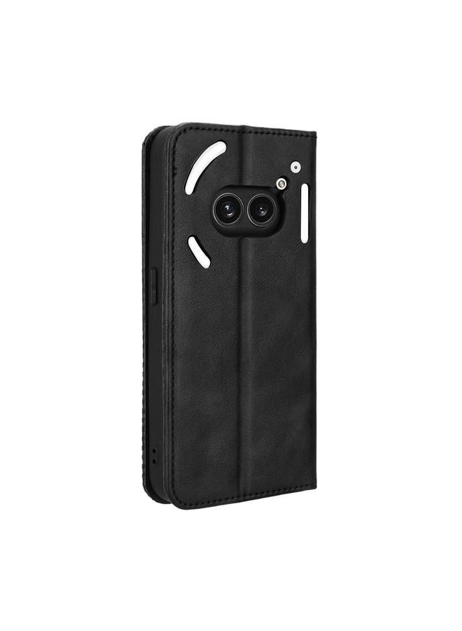 S-TOP Case For Nothing Phone 2a Magnetic Buckle Retro Texture Leather Phone Case - Image 3